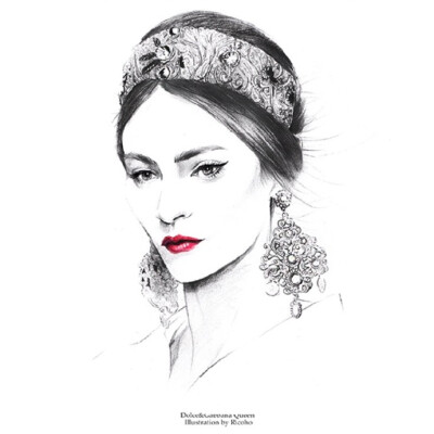 女王的节日#女王节##queen##饭煮豪的时尚插画# illustration by