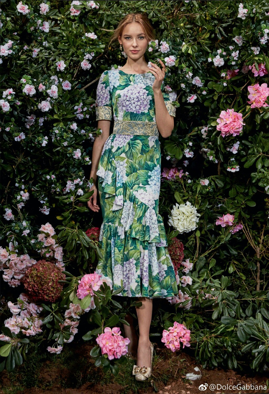 杜嘉班纳# 2017秋冬ortensia绣球花系列