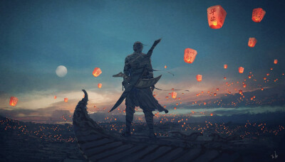 古风 壁纸 电脑 唯美 意境 光 可爱 中国风 战争 动漫 二次元