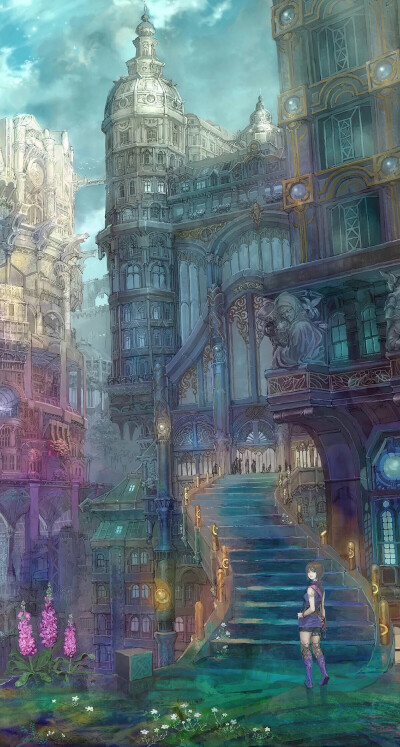 动漫建筑设计图