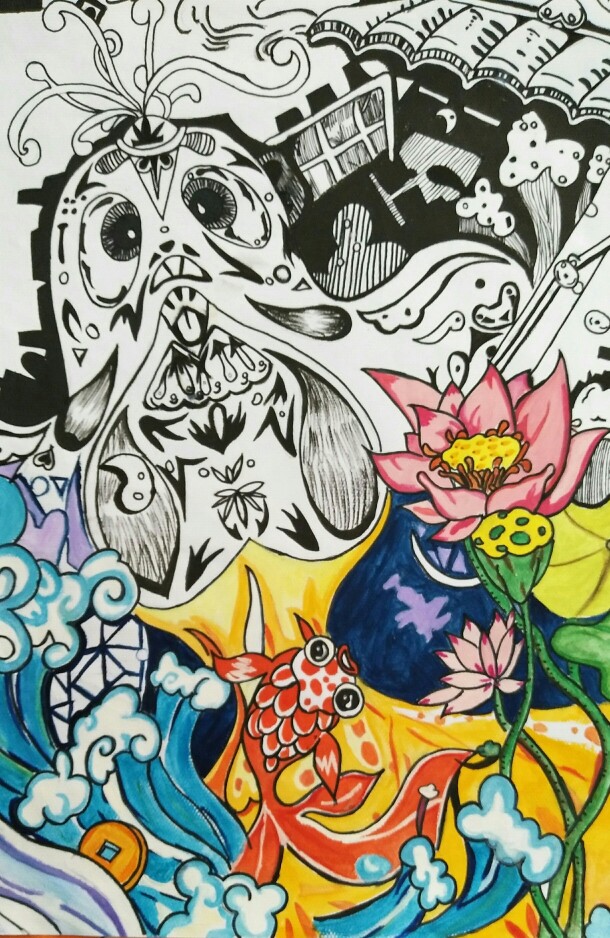 色彩装饰画