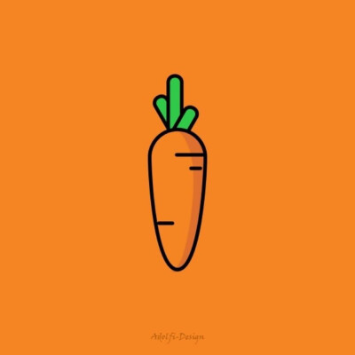 胡萝卜头像 可爱图片