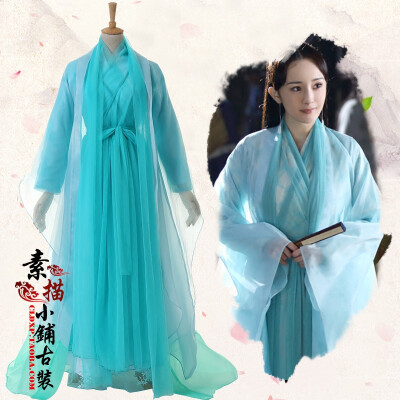 定制 新款三生三世十里桃花古装杨幂同款服装白浅素素cosplay服装摄影