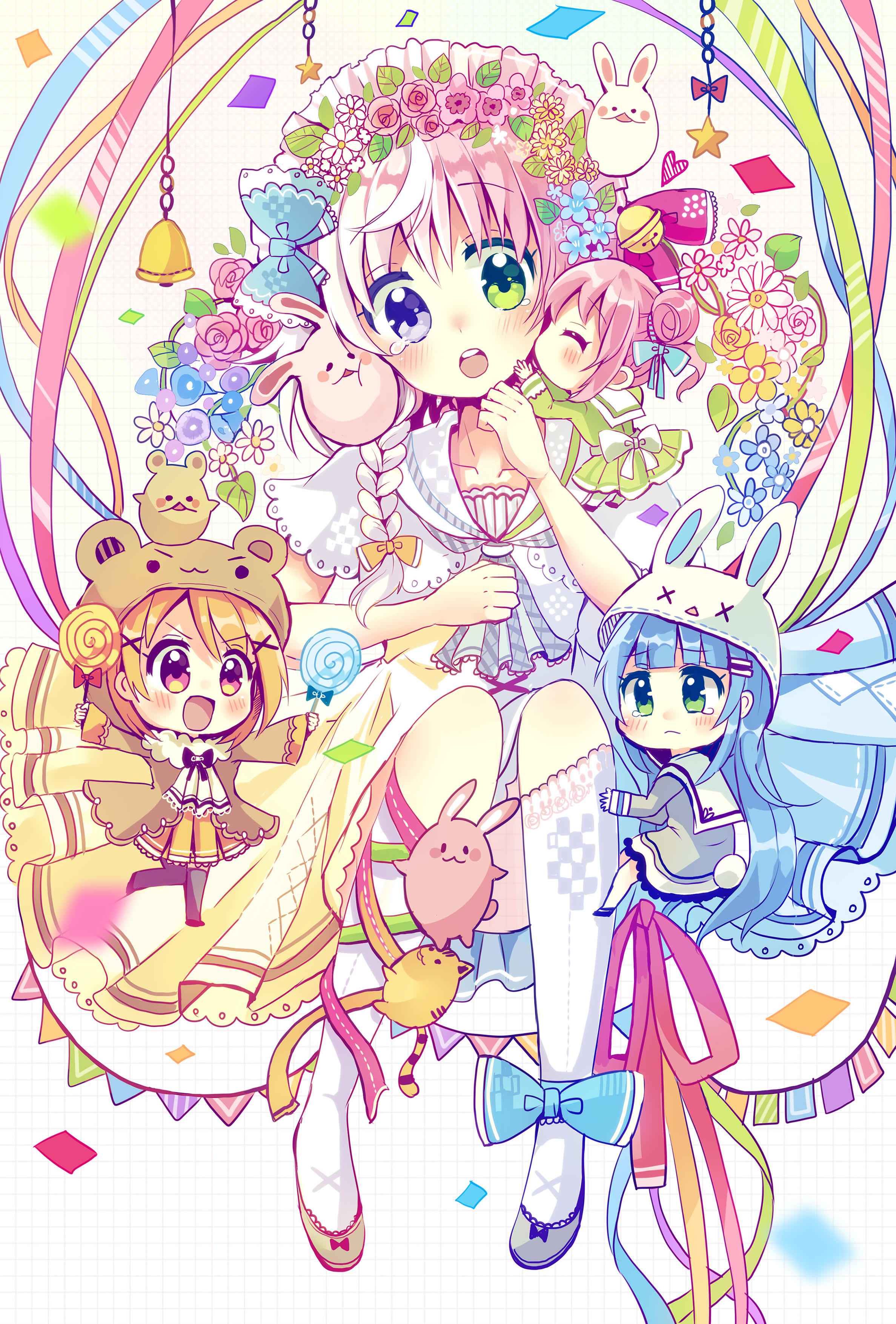 日站搜集-动漫美少女高清画集★【新浪微博:高清无水印iphone萌壁纸