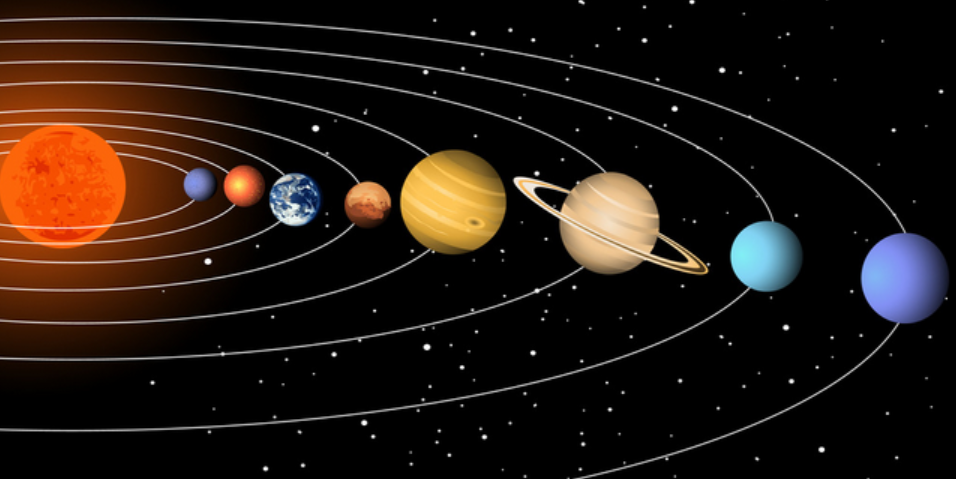 太阳系二维化图片高清图片