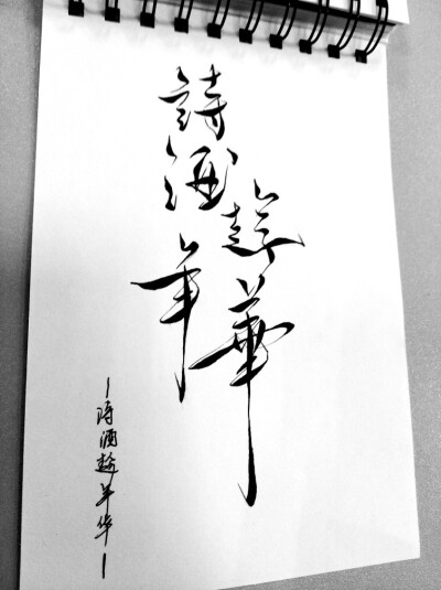 诗酒趁年华句子