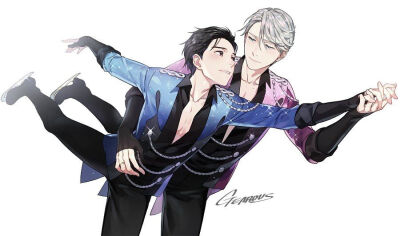 维勇【侵删致歉】冰上的尤里 yuri on ice p站画师 gearous 作品【侵