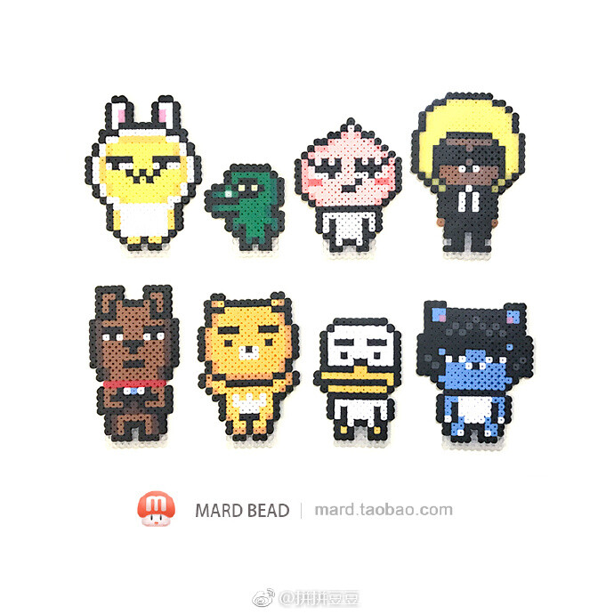 【kakao friends】kakao拼豆版 看你们都没有很积极返图 那m菌就自己