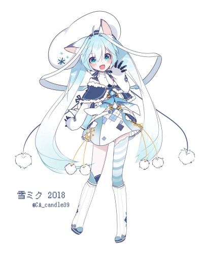 点赞  评论  『沫沫』动漫原创 插画手绘 二次元 少女 唯美 萌 初音