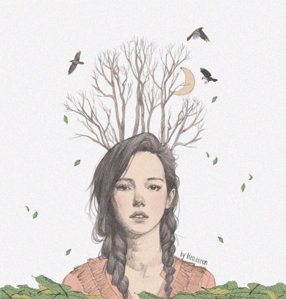 头像,韩国插画师heo jiseon