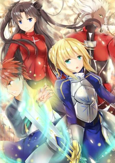 fate,吾王,saber,远坂凛