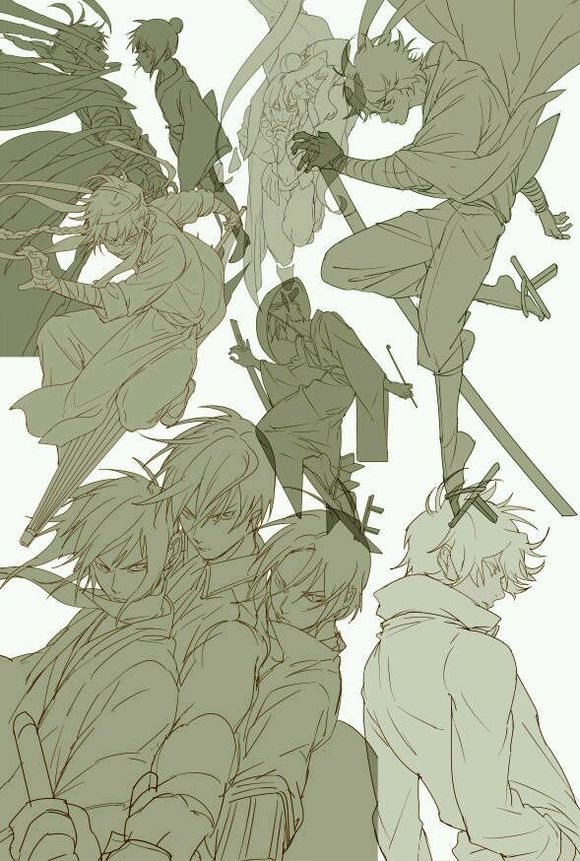 跳跃刀战斗动作