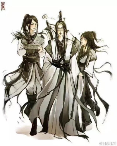 魔道祖师义城三人