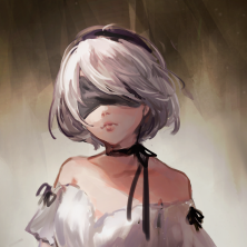 【星酱】2b 9s情头(动漫二次元 情侣头像 头像)