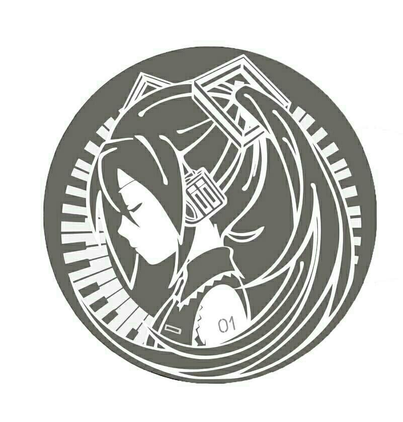 橡皮章素材初音未来