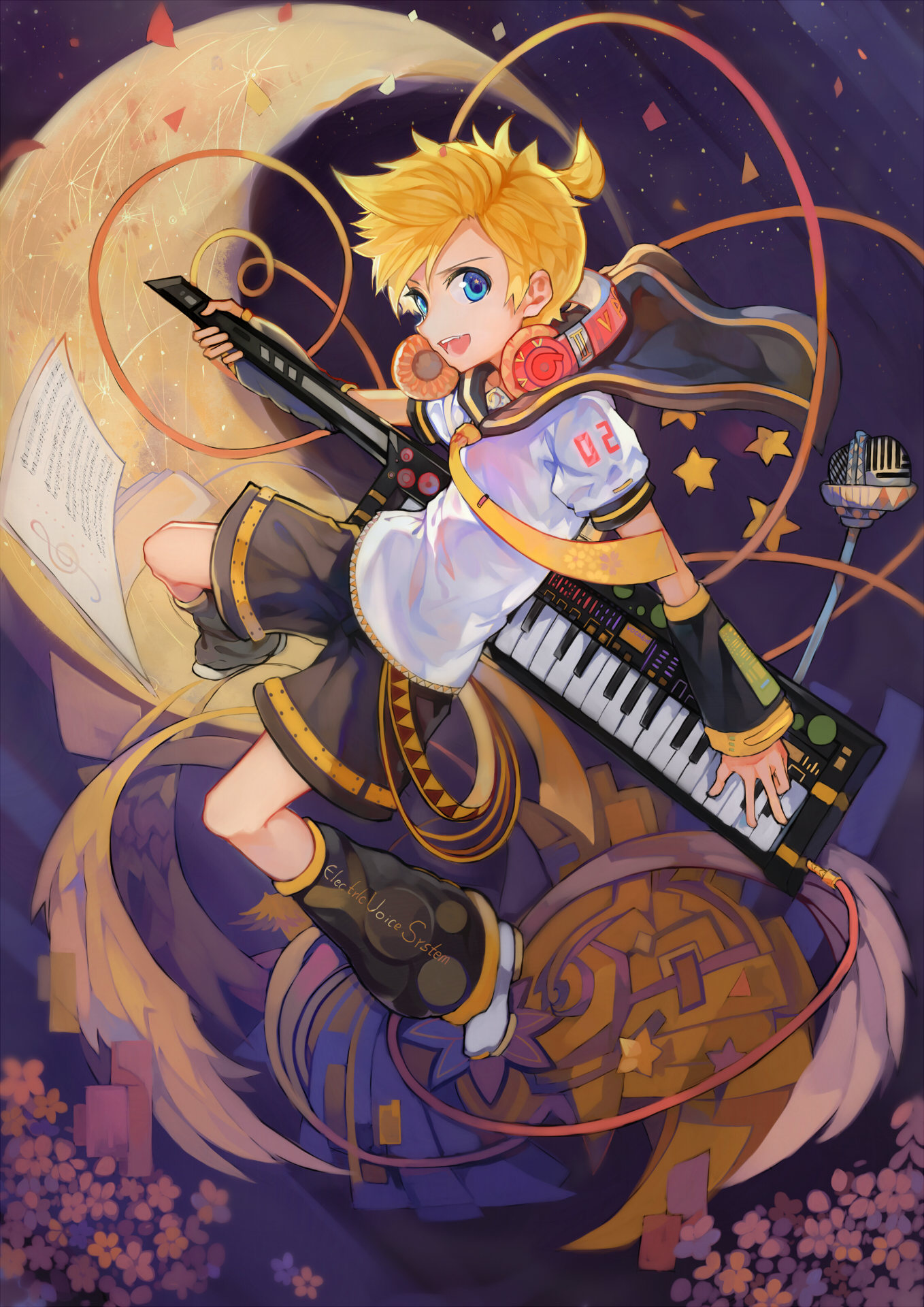 镜音双子 镜音连 绘师:五角の流れ星 本作品pixiv id=55861013