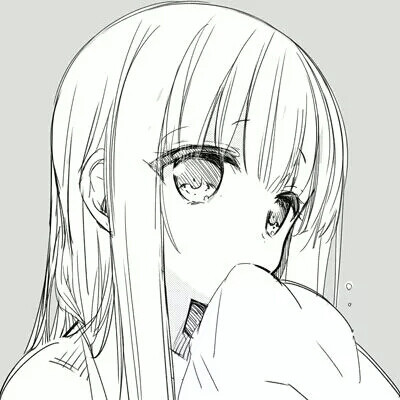 二次元女生唯美头像小清新