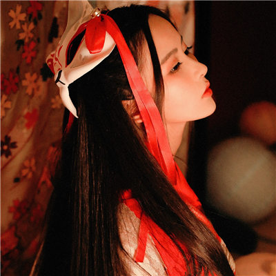 古风 女生 女头 红衣 头像 意境 女神 气质 风格 禁二