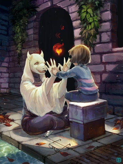 undertale——toriel&frisk