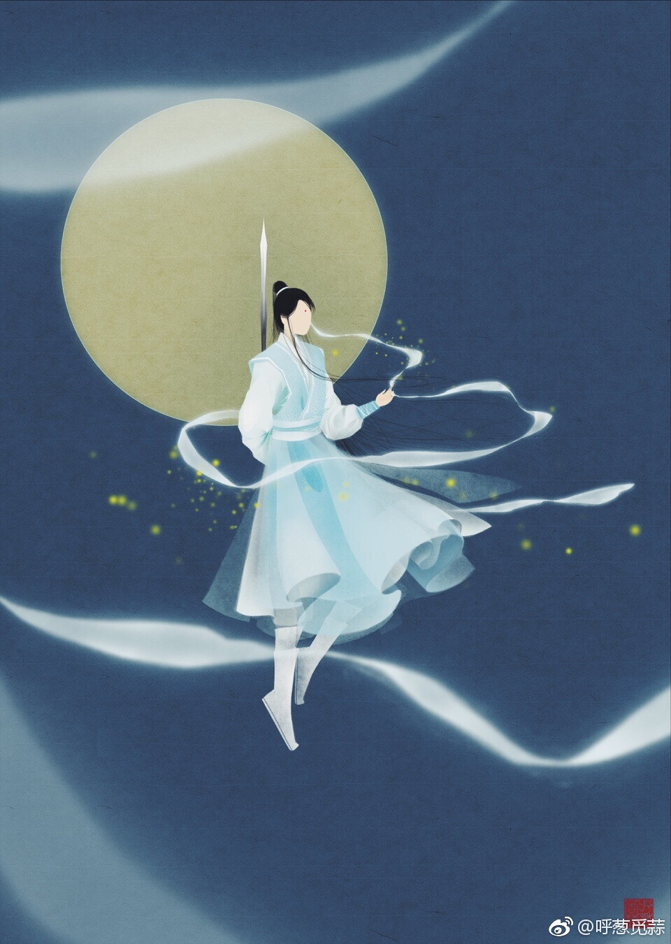 呼葱觅蒜#无脸古群像#无脸人#古风#男子#陌上颜如玉公子世无双