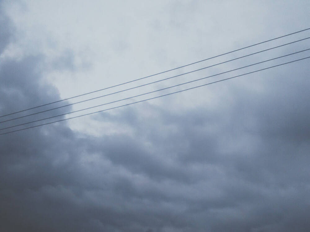grey clouds