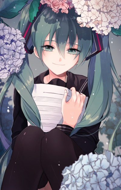 初音未来 紫阳花