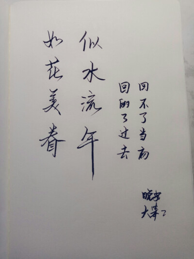 手写至尊如花美眷 似水流年