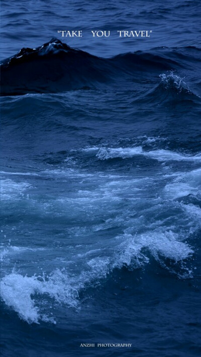 蓝色大海忧郁图片图片