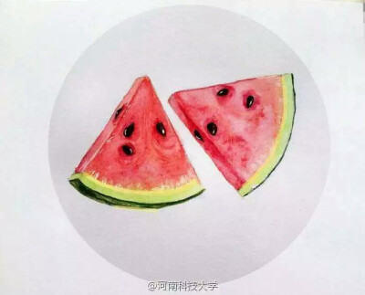 儿童水彩水果