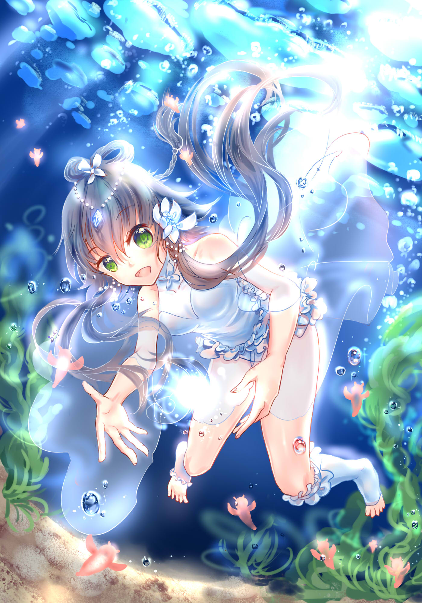 曲绘:《追光使者》 洛天依 绘师:yaduo 本作品pixiv id=60818827