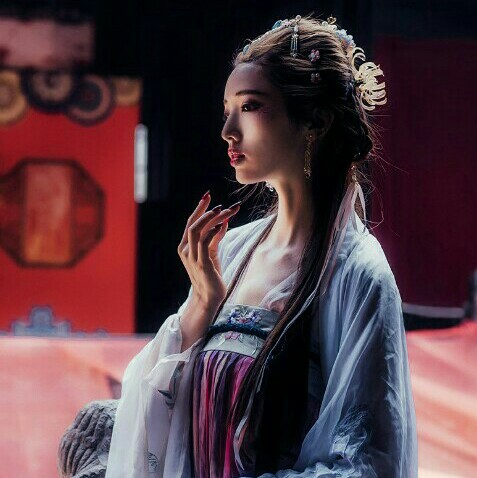 古风真人头像,古风头像,女头,汉服,汉服摄影.