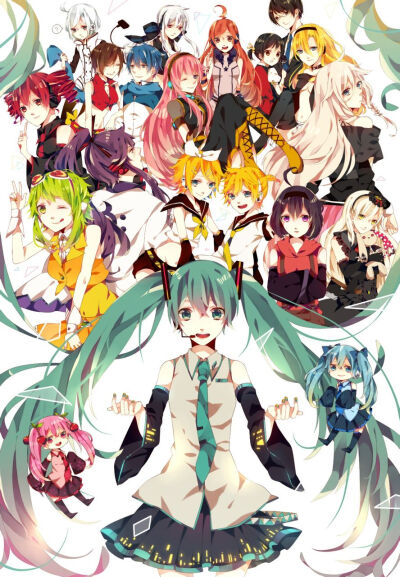 luka meiko kaito miki lily 冰山清辉 歌爱yuki 歌手音piko v家亚种