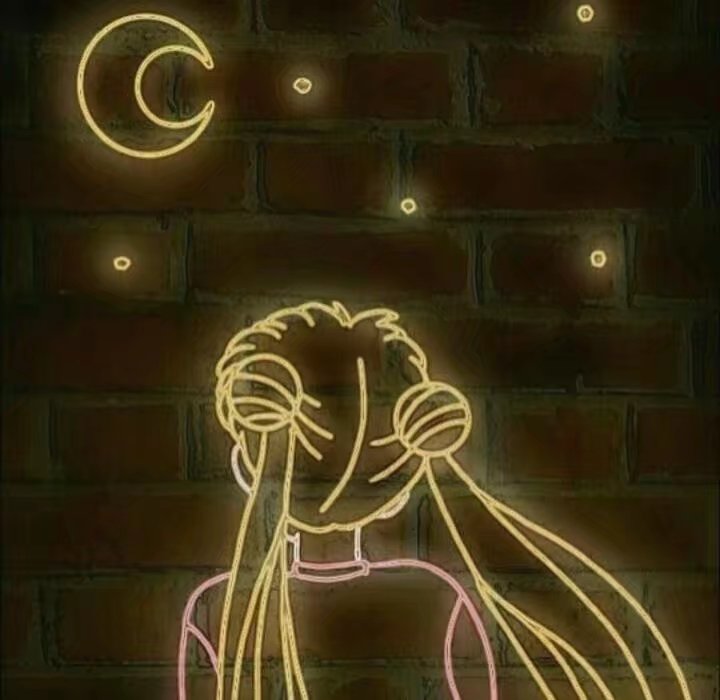 夜光暖光黄美少女战士