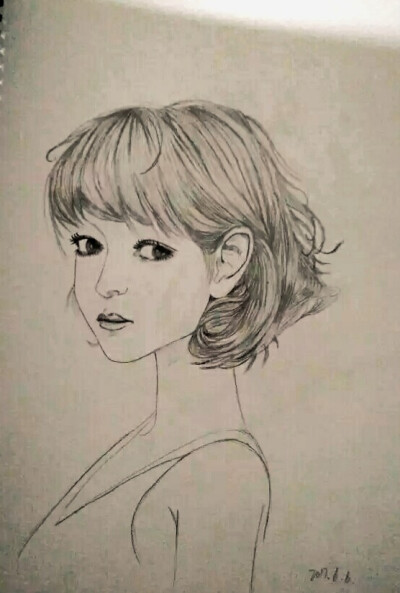 短发女生短发刘海