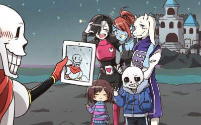 undertale羊妈鱼姐黄本图片