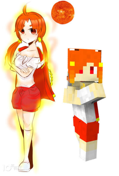 太阳拟人minecraft版