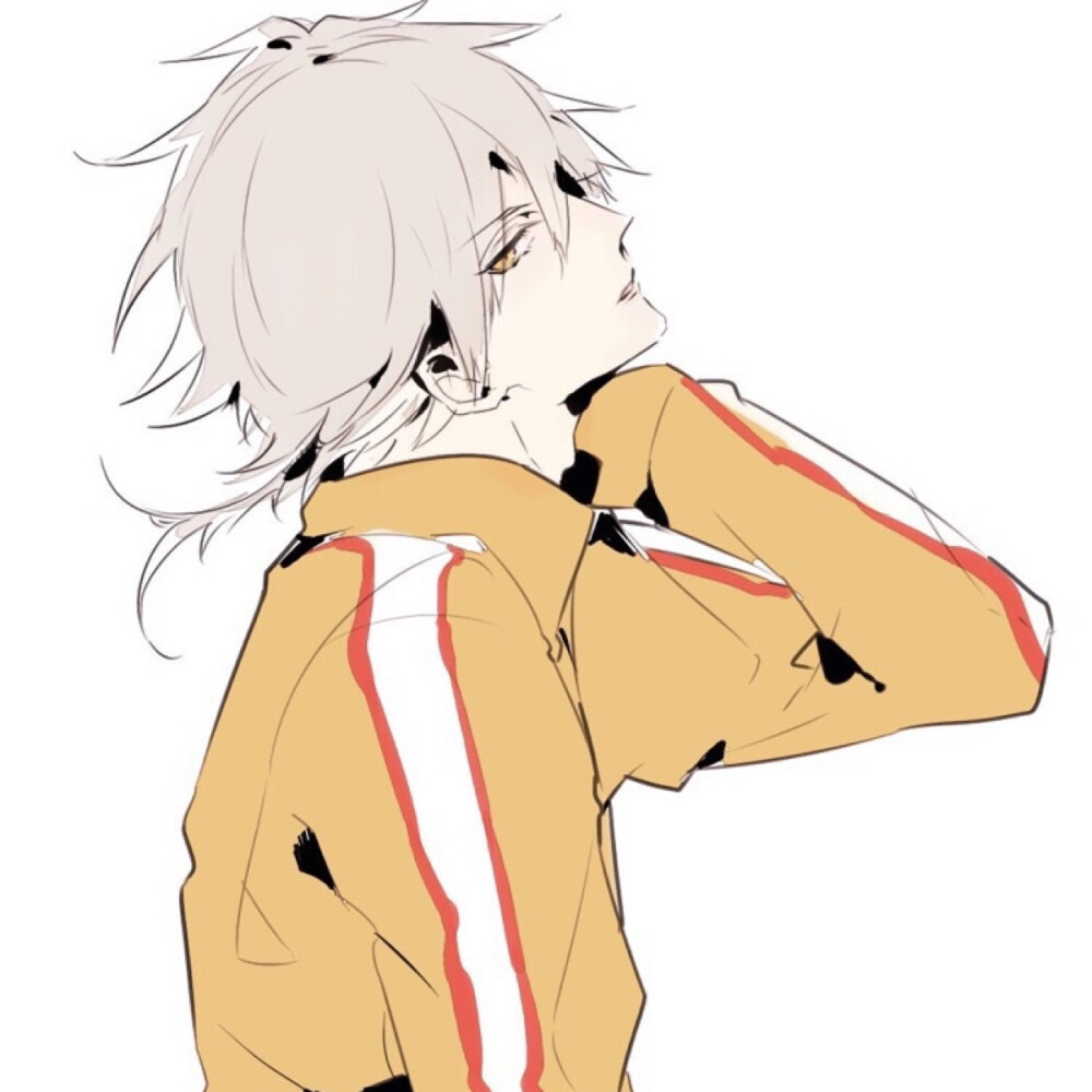 帅帅男头运动服