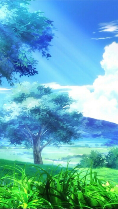 动漫.绿色.森林