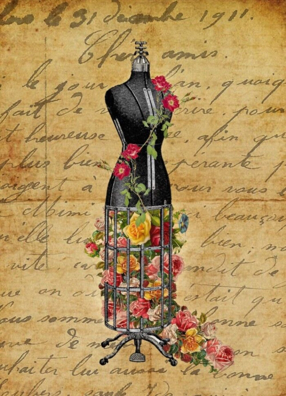 danae复古手帐素材