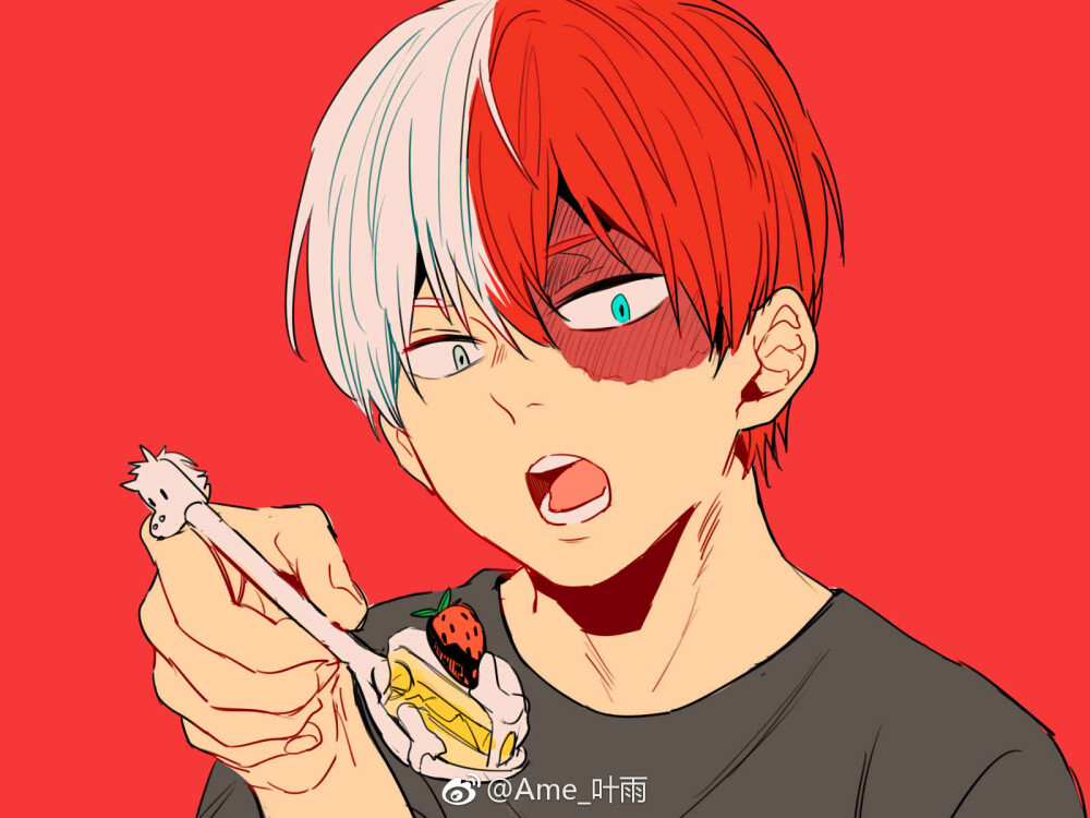 我的英雄学 轰焦冻啊 张嘴