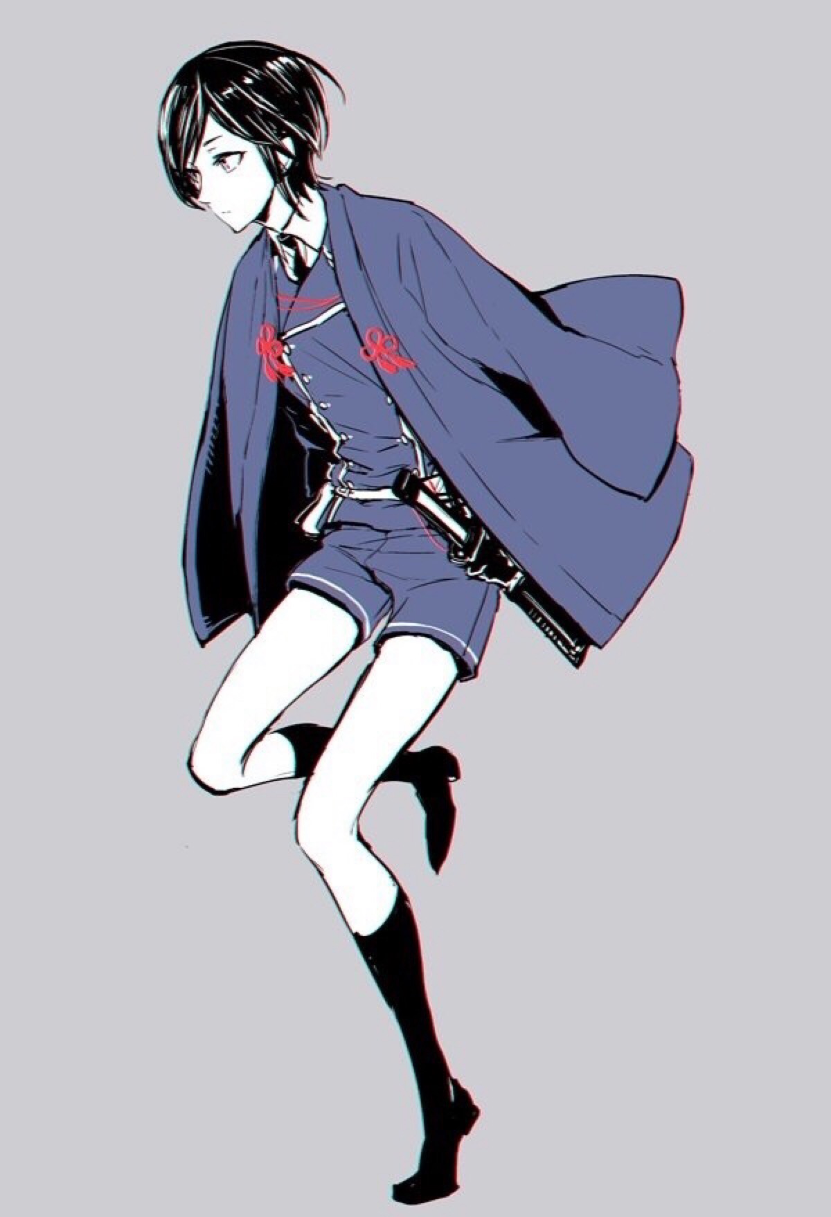 作者枢やな所画的药研藤四郎 活击 刀剑乱舞 药研藤四郎 少年 羽织 转