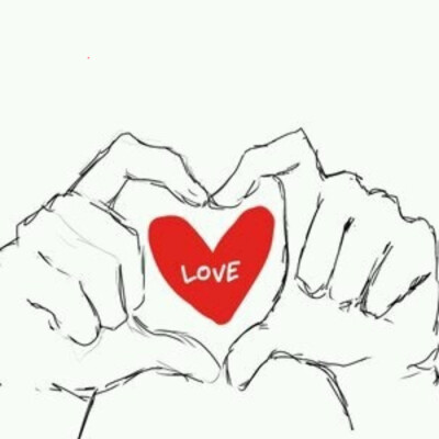 手势love
