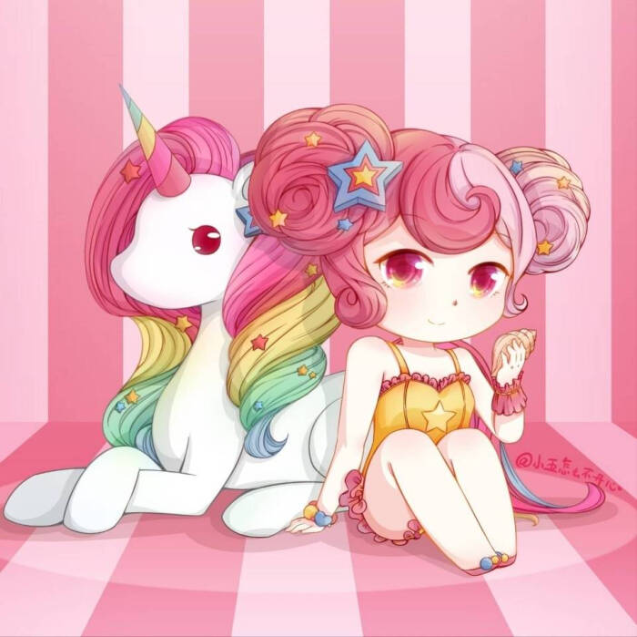 小乔 缤纷独角兽 头像