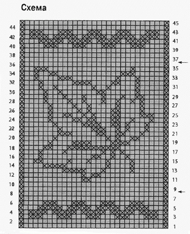 小方格围巾织法图解图片