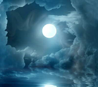 拨月开明云雾见月明