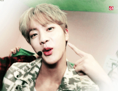 防弹少年团 金硕珍饭制动图 cr.logo