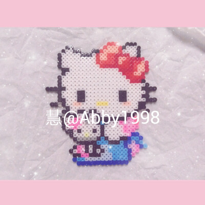 拼豆hellokitty - 堆糖,美图壁纸兴趣社区