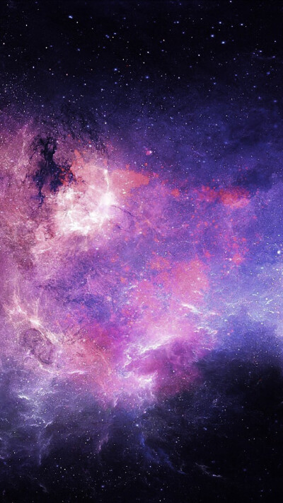 背景素材 底图 粉紫色星云星空