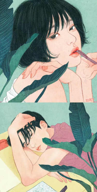 韩国插画师粱世恩