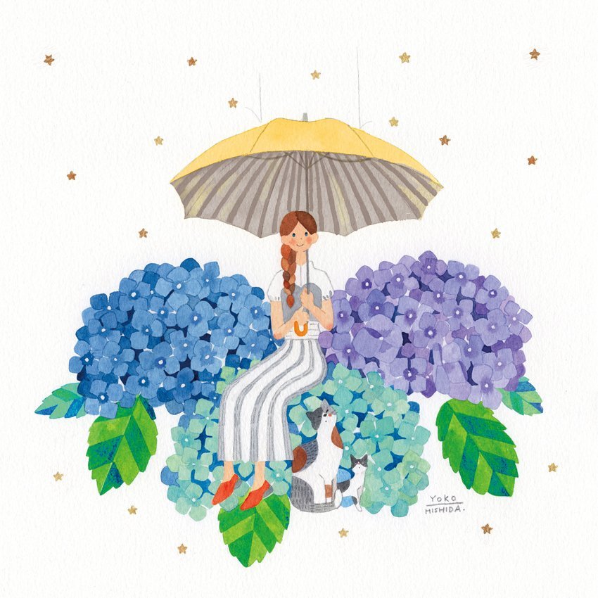可爱的插画日本画师yokohishida作品